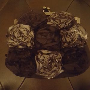 Flower clutch bag